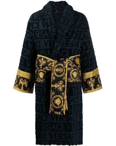 versace nightwear|versace robe on sale.